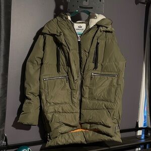 OROLAY Men's Olive Puffer Jacket